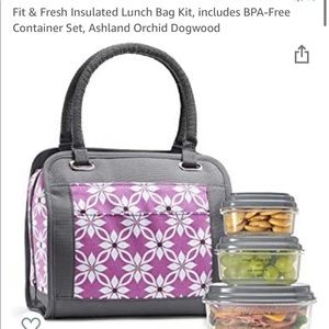 Fit & Fresh Insulated Lunch Bag Kit, Ashland